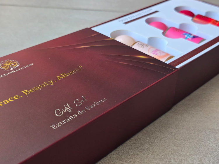 GRACE · BEAUTY · ALLURE · GIFT SET